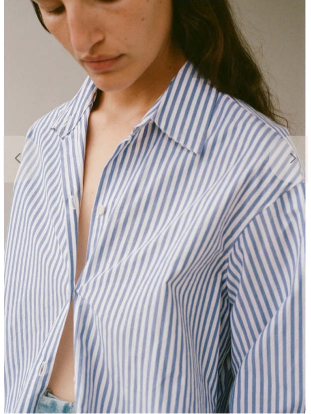 Shaina Mote Striped Button Down NWOT